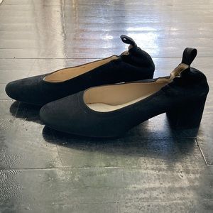 Everlane Black Italian Leather Day Heel 8